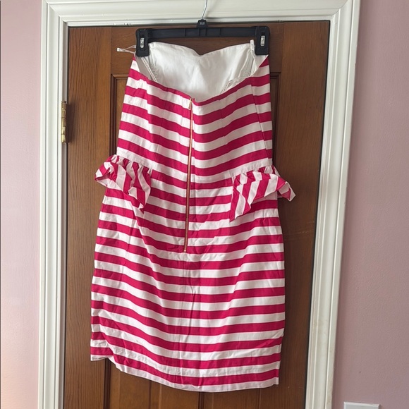 Lilly Pulitzer Striped Strapless Dress with ruffles - Picture 3 of 3